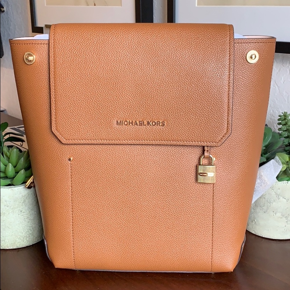 Michael Kors Hayes leather backpack